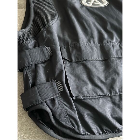 AGV SPORT Racing Men's Medium Motorcycle Race Motocross Superbike Vest VGC black - Picture 12 of 16